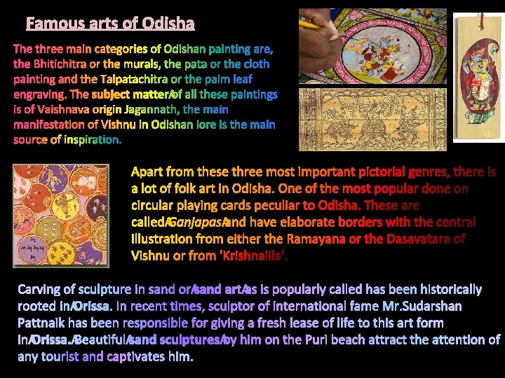 Famous arts of Odisha 