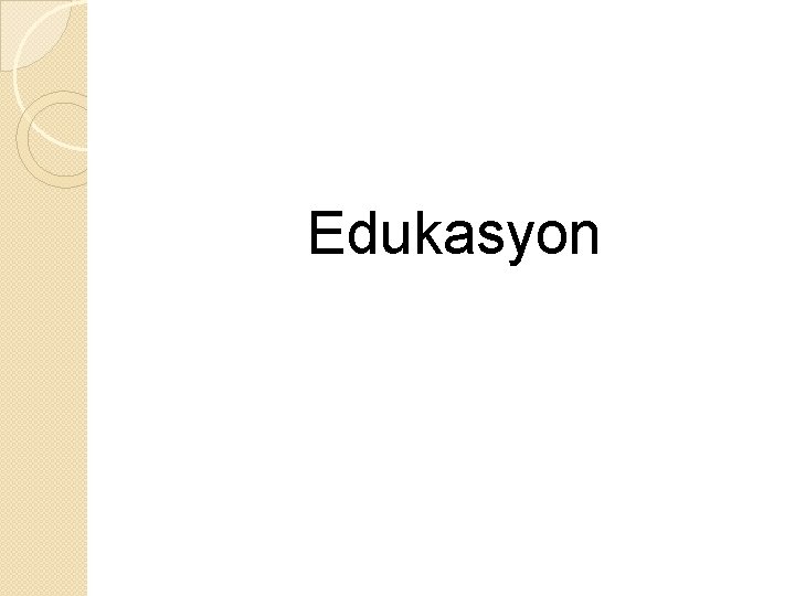 Edukasyon 