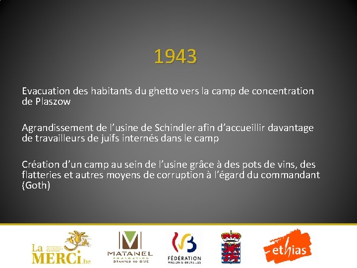 1943 Evacuation des habitants du ghetto vers la camp de concentration de Plaszow Agrandissement