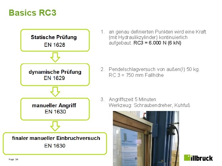 Basics RC 3 1. an genau definierten Punkten wird eine Kraft (mit Hydraulikzylinder) kontinuierlich