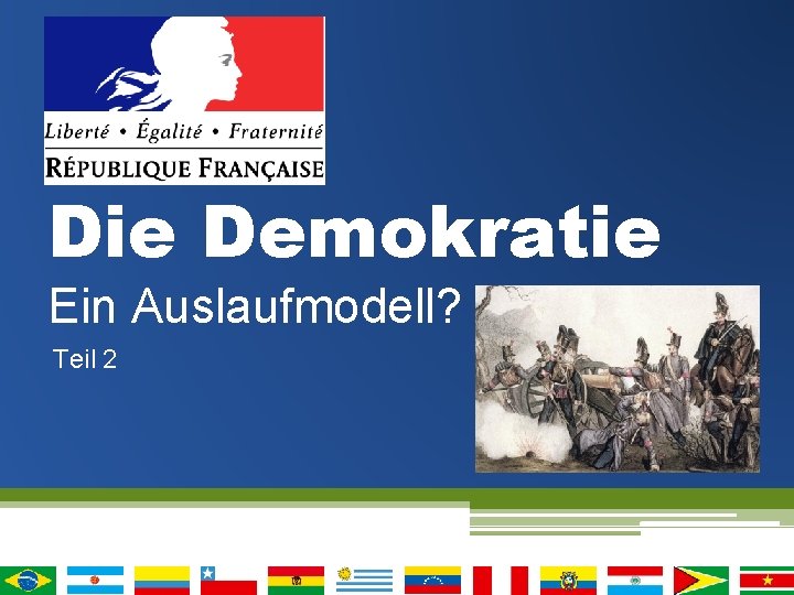 Die Demokratie Ein Auslaufmodell? Teil 2 