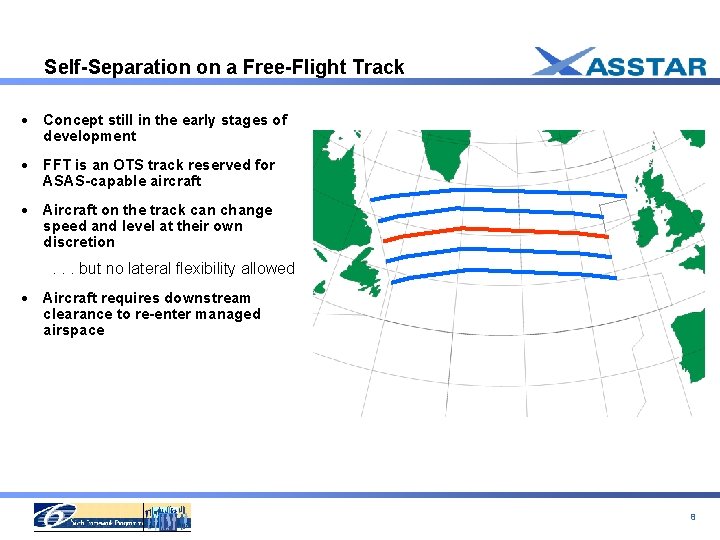Self-Separation on a Free-Flight Track · Concept still in the early stages of development