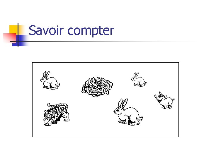 Savoir compter 