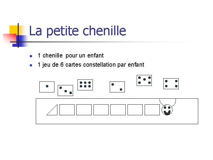 La petite chenille n 1 chenille pour un enfant n 1 jeu de 6