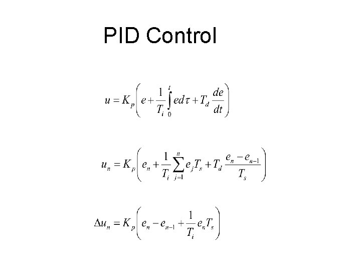 PID Control 