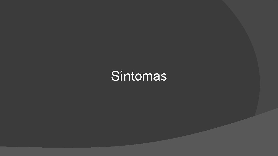 Síntomas 