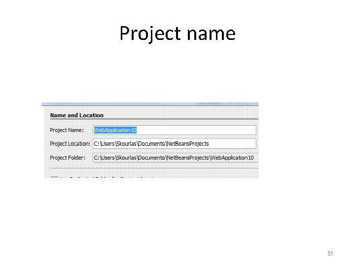 Project name 51 