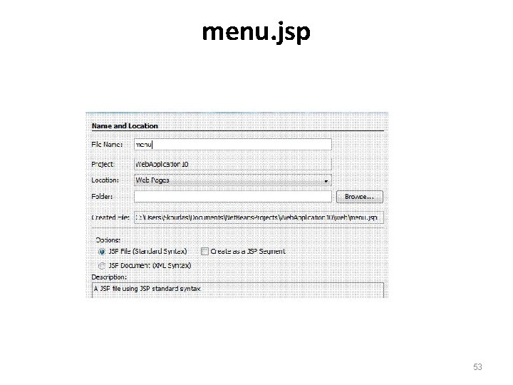 menu. jsp 53 