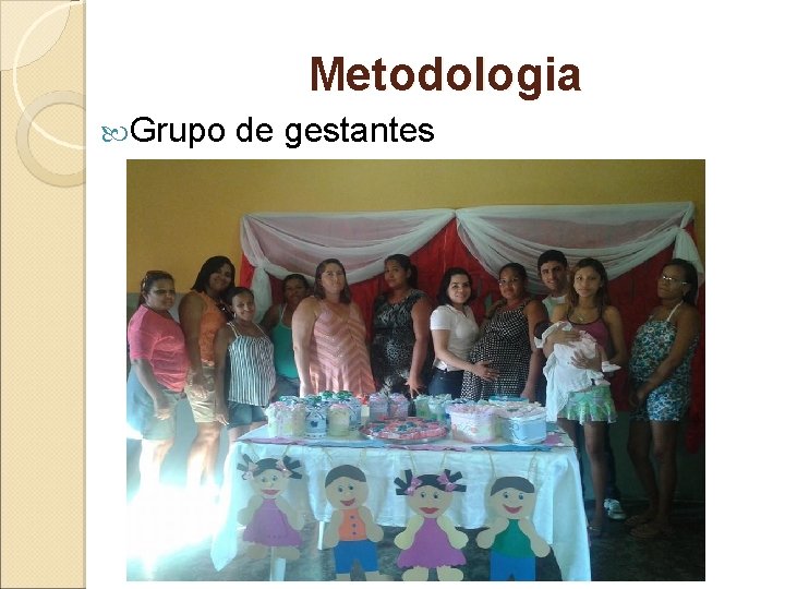 Metodologia Grupo de gestantes 