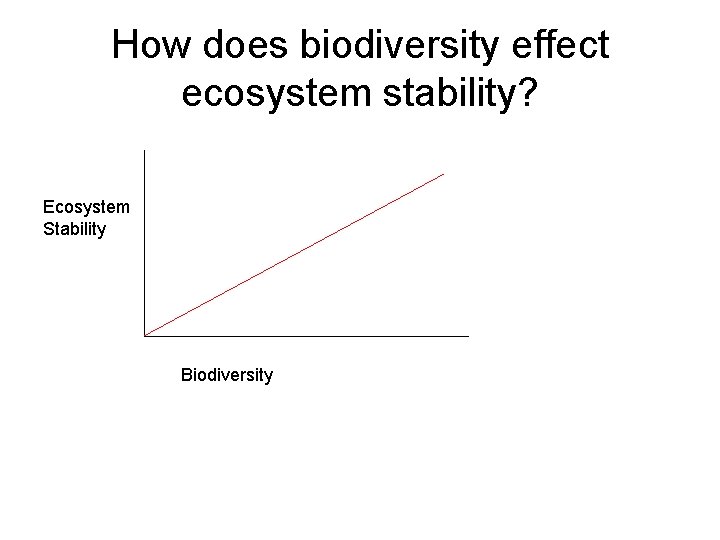 How does biodiversity effect ecosystem stability? Ecosystem Stability Biodiversity 