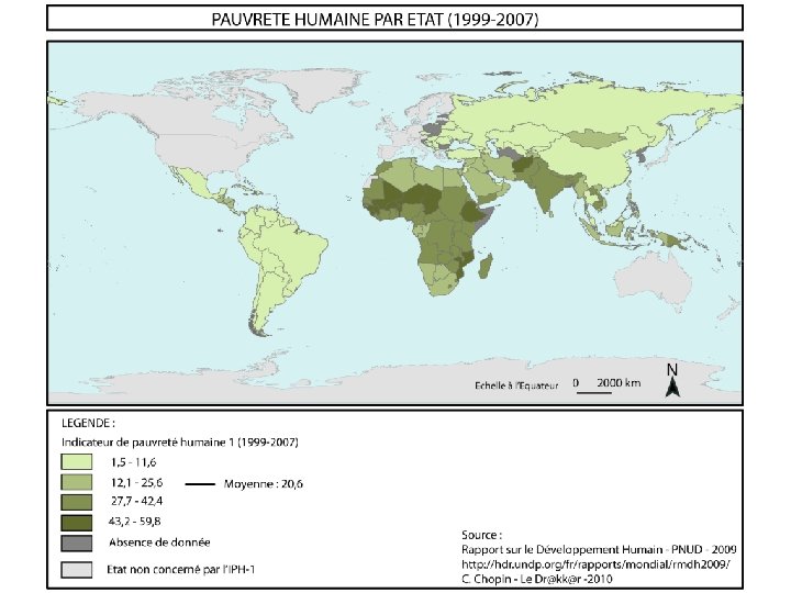 B- Des tensions à toutes les échelles Quelques exemples: La sous-nutrition au Sud, obésité