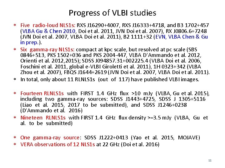 Progress of VLBI studies Five radio-loud NLS 1 s: RXS J 16290+4007, RXS J