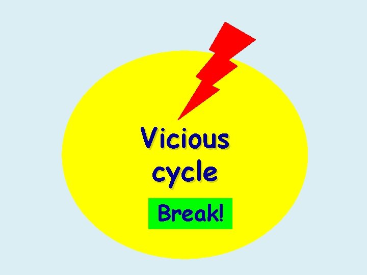 Vicious cycle Break! 