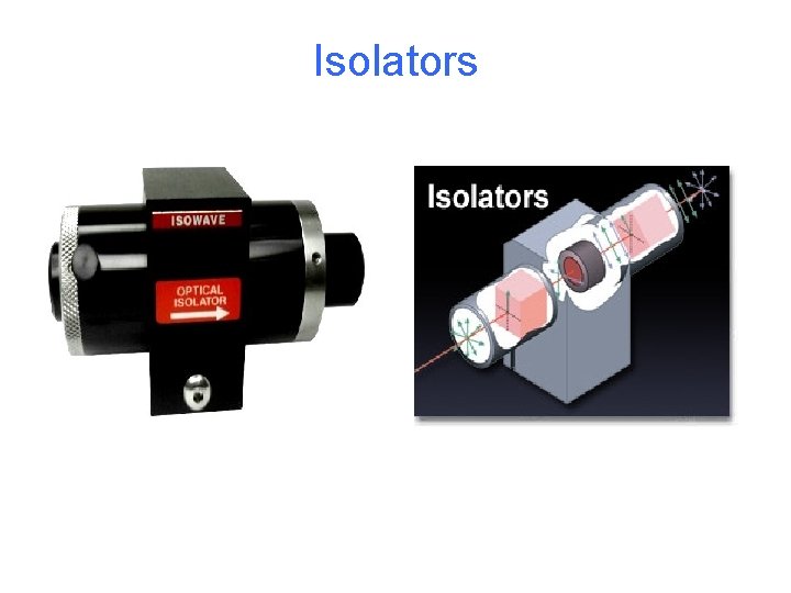 Isolators 