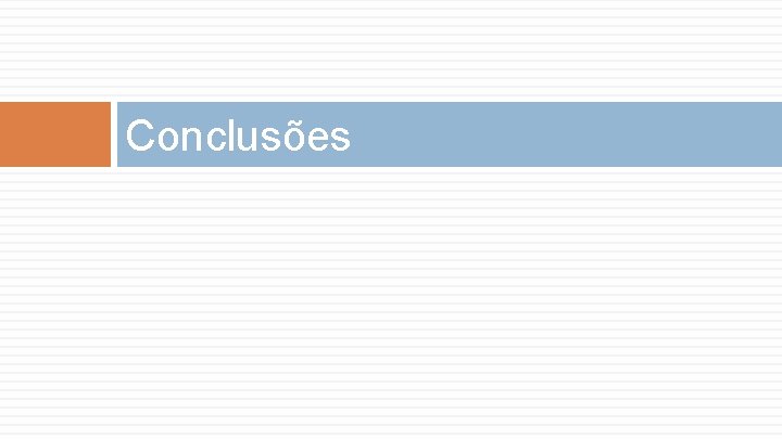 Conclusões 