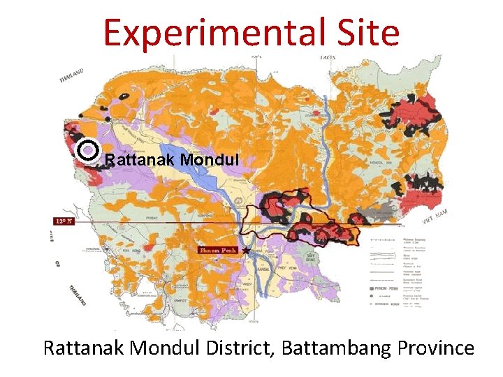 Experimental Site Rattanak Mondul District, Battambang Province 