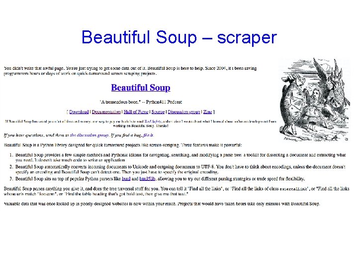 Beautiful Soup – scraper 