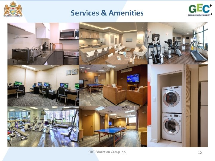 ® Services & Amenities ® 12 