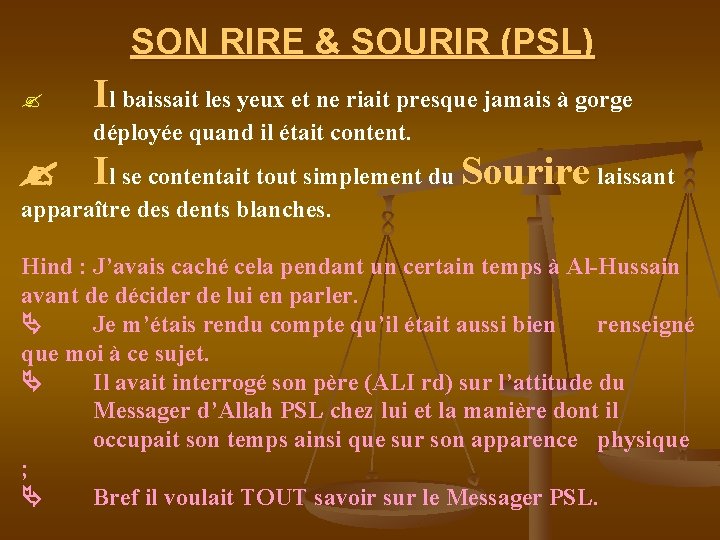 SON RIRE & SOURIR (PSL) Il baissait les yeux et ne riait presque jamais