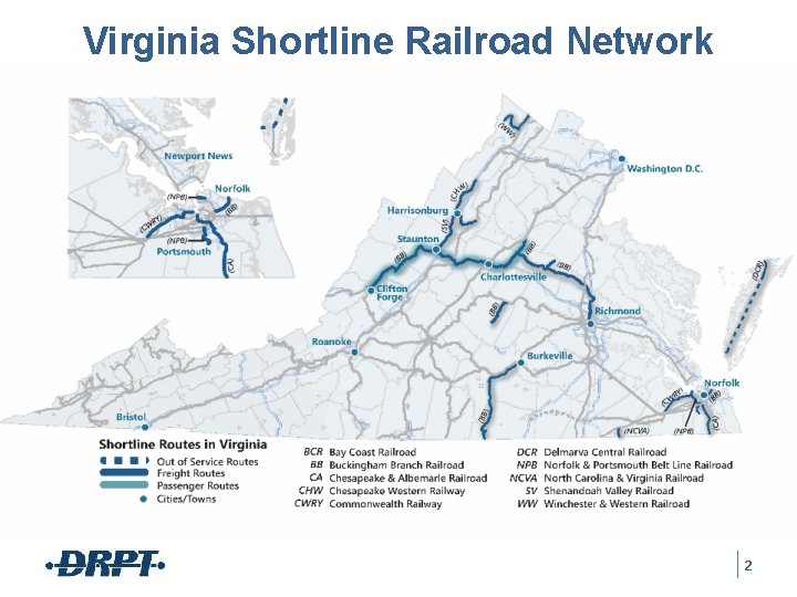 Virginia Shortline Railroad Network 2 