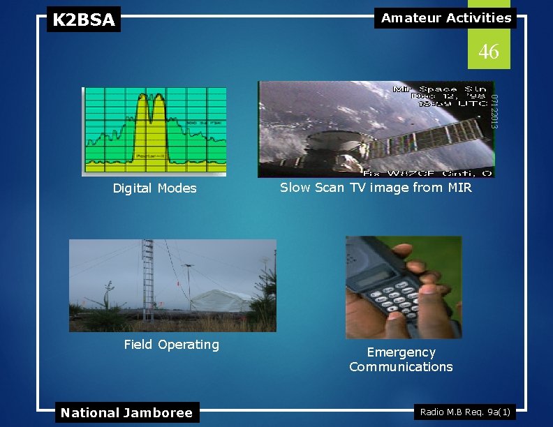 K 2 BSA Amateur Activities 46 07122013 Digital Modes Field Operating National Jamboree Slow