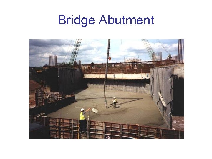 Bridge Abutment 