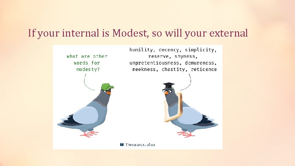 If your internal is Modest, so will your external 
