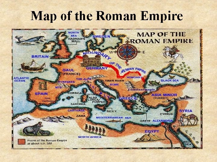Map of the Roman Empire 