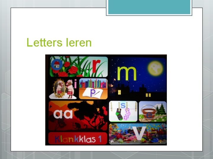 Letters leren 