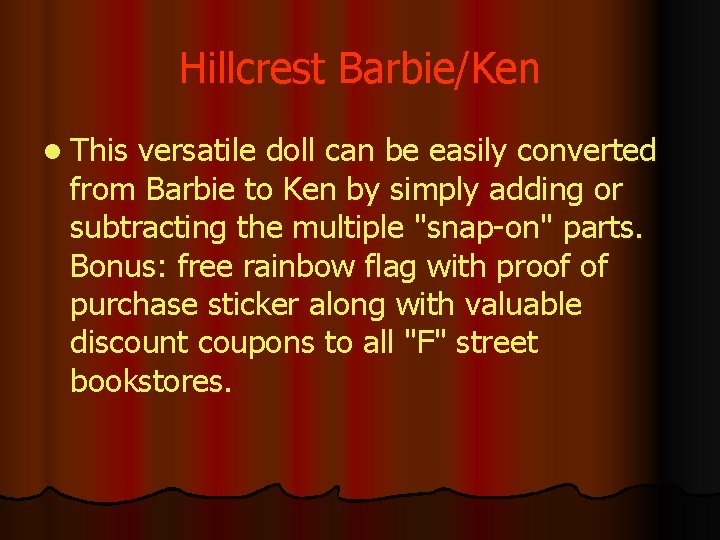 Hillcrest Barbie/Ken l This versatile doll can be easily converted from Barbie to Ken