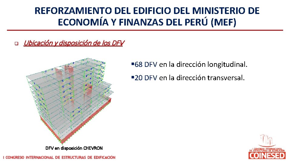 REFORZAMIENTO DEL EDIFICIO DEL MINISTERIO DE ECONOMÍA Y FINANZAS DEL PERÚ (MEF) q Ubicación