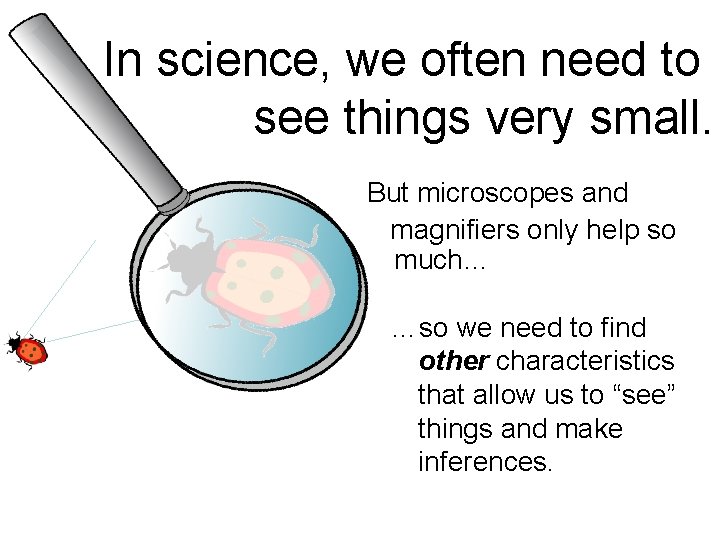 In science, we often need to see things very small. But microscopes and magnifiers