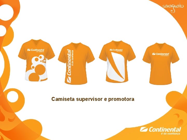Camiseta supervisor e promotora 