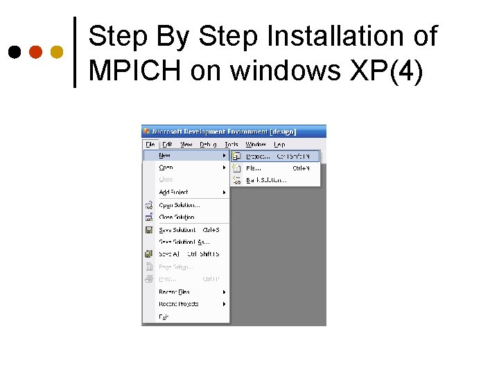 Step By Step Installation of MPICH on windows XP(4) 