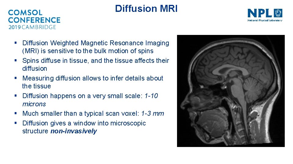 Diffusion MRI § Diffusion Weighted Magnetic Resonance Imaging (MRI) is sensitive to the bulk