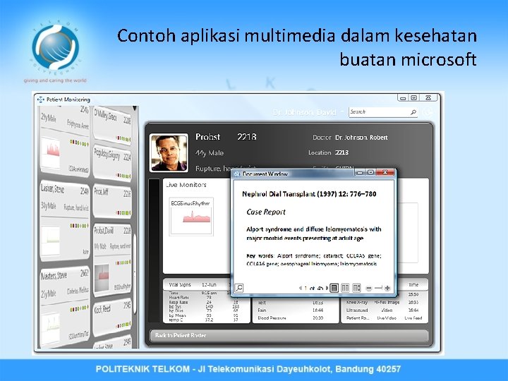 Contoh aplikasi multimedia dalam kesehatan buatan microsoft 