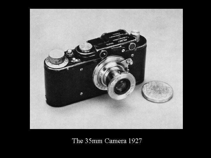 The 35 mm Camera 1927 