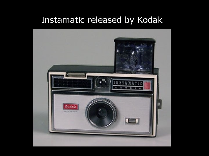 Instamatic released by Kodak 