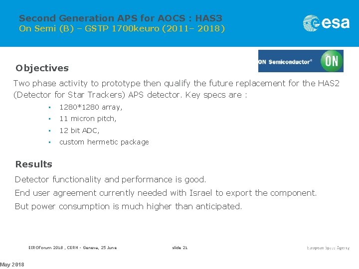 Second Generation APS for AOCS : HAS 3 On Semi (B) – GSTP 1700
