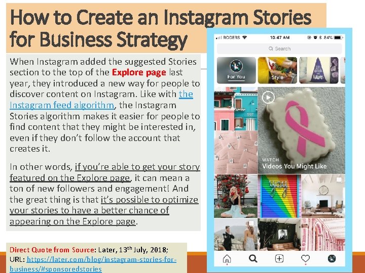 How to Create an Instagram Stories for Business Strategy When Instagram added the suggested