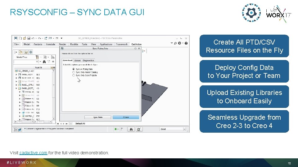 RSYSCONFIG – SYNC DATA GUI Create All PTD/CSV Resource Files on the Fly Deploy
