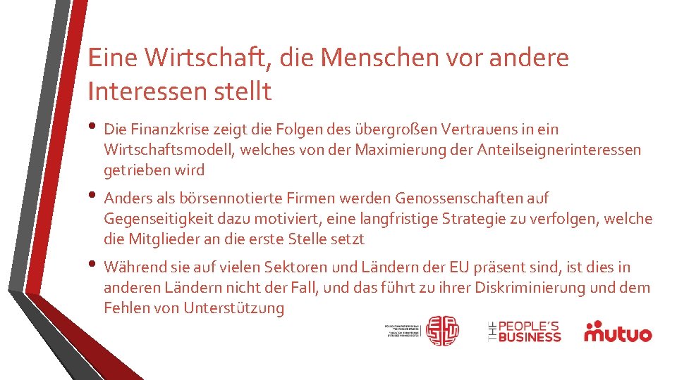 Eine Wirtschaft, die Menschen vor andere Interessen stellt • Die Finanzkrise zeigt die Folgen