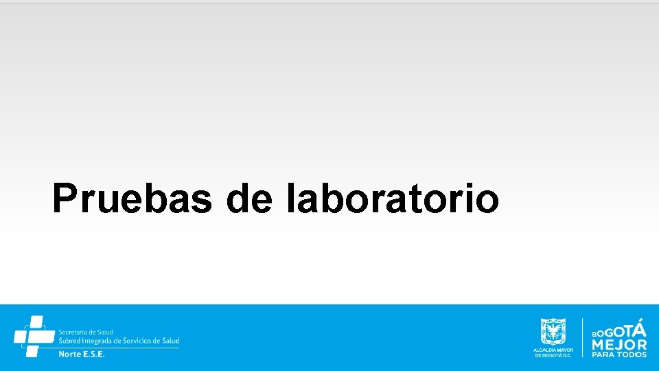 Pruebas de laboratorio 