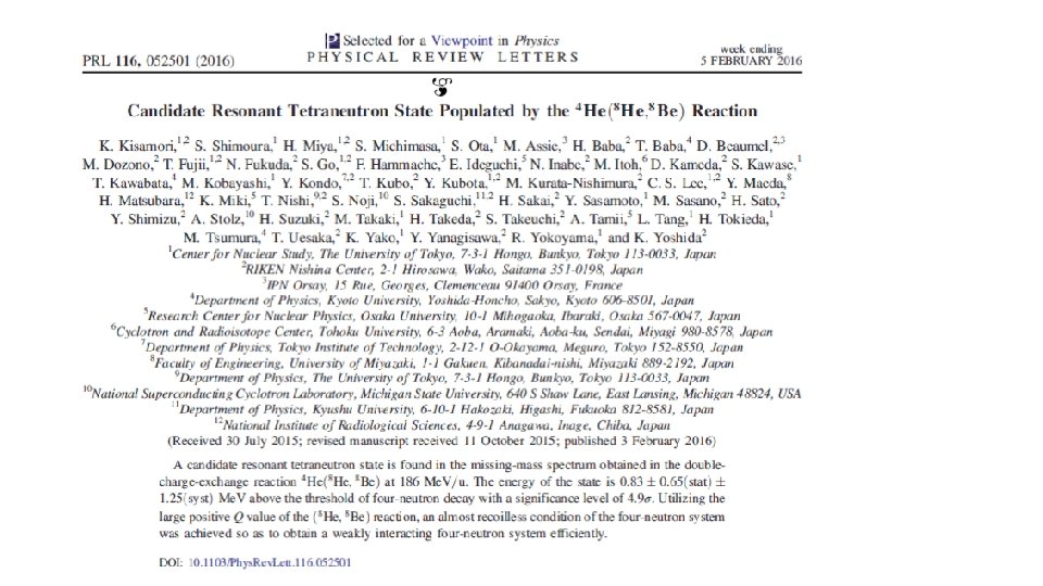  published in PRL, as mentioned by Shimoura san 