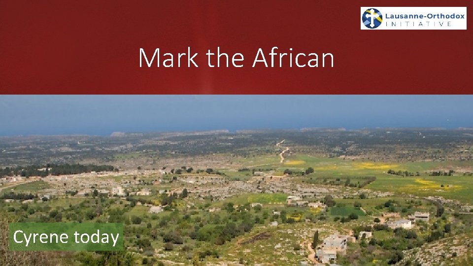 Mark the African Cyrene today 