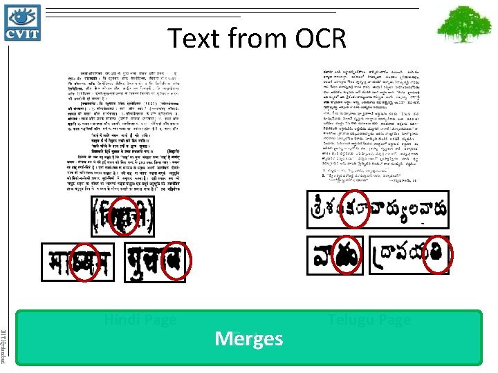 Text from OCR Hindi Page IIIT Hyderabad Merges Cuts Telugu Page 