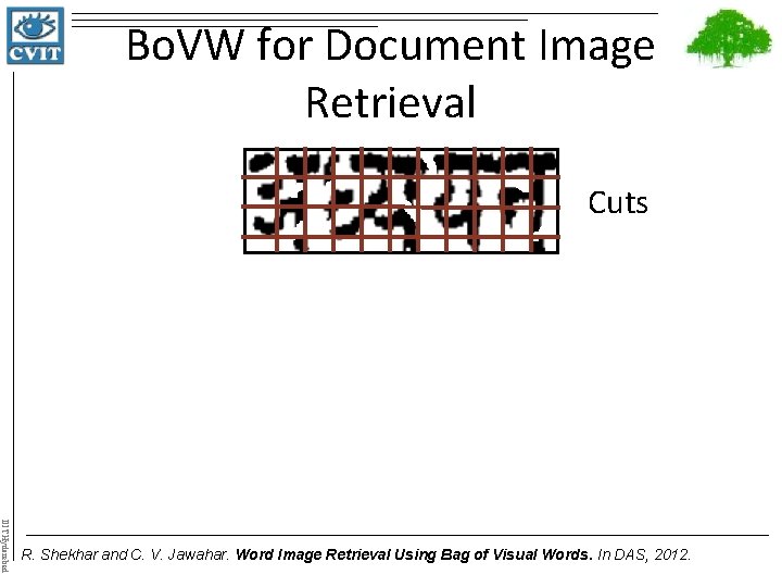 Bo. VW for Document Image Retrieval Cuts IIIT Hyderabad R. Shekhar and C. V.