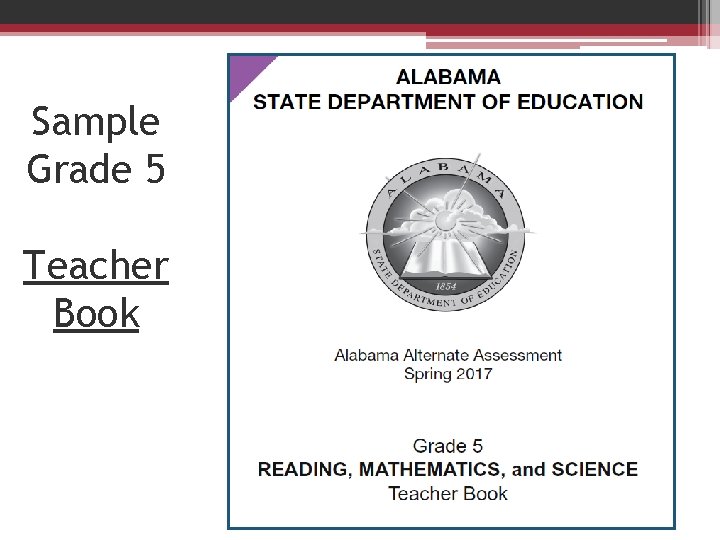 Sample Grade 5 Teacher Book 