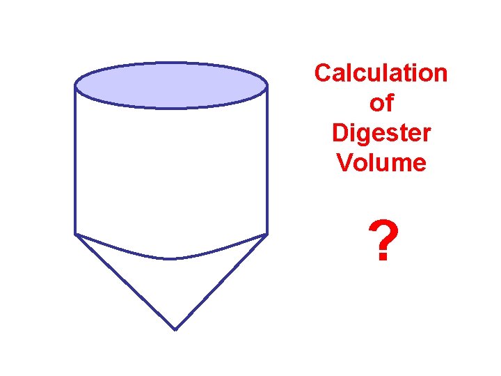 Calculation of Digester Volume ? 