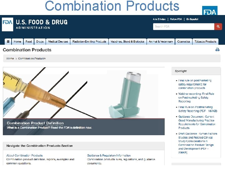 Combination Products 10 